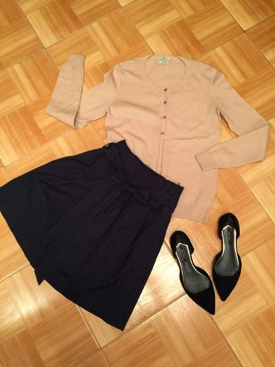 Лот: 11069441. Фото: 1. Кардиган Benetton+Юбка. Костюмы
