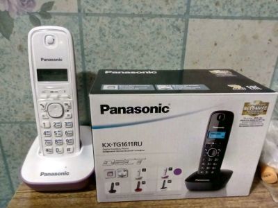 Лот: 16185583. Фото: 1. Радиотелефон Panasonic KX-TG1611RUF... DECT и радиотелефоны