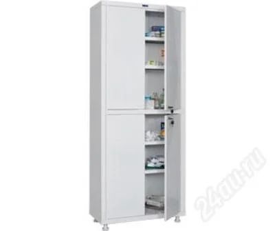 Лот: 3679177. Фото: 1. Медицинский шкаф Практик MD 2... Металлическая мебель