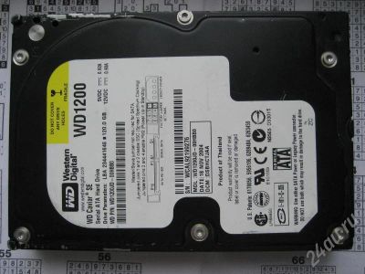 Лот: 209648. Фото: 1. WD120gb SATA. Жёсткие диски (HDD)