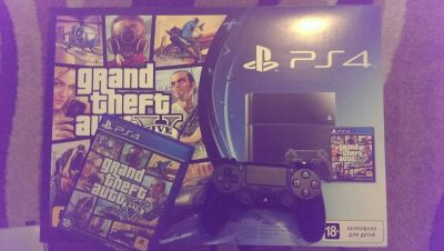 Лот: 4926628. Фото: 1. Комплект Sony PlayStation 4 (500... Игровые приставки, консоли