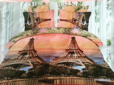 Лот: 7331914. Фото: 1. Постельное белье Париж евро 3D. Постельное бельё