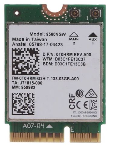 Лот: 25196852. Фото: 1. Intel Wireless-ac 9560 Dualband... WiFi, Bluetooth адаптеры