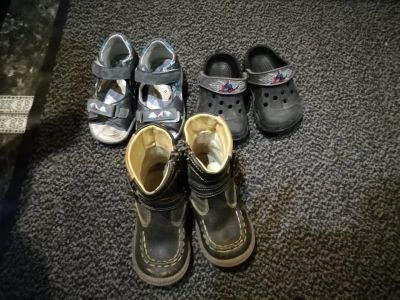 Лот: 12250579. Фото: 1. обувь детская 24 размер. Ботинки