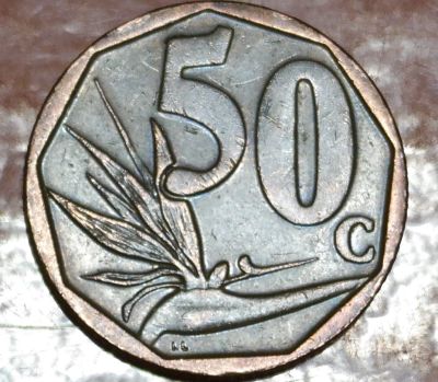 Лот: 10116722. Фото: 1. Экзотика с рубля (8655) ЮАР. Остальные страны