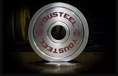 Лот: 22368678. Фото: 1. Стальной диск + хром 2,5 кг YouSteel. Штанги, блины