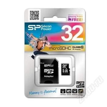 Лот: 605506. Фото: 1. Карта памяти microSD 32 Gb класс... Карты памяти