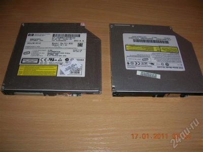 Лот: 715419. Фото: 1. Ноутбучные DVD+-RW 2 шт. Приводы CD, DVD, BR, FDD