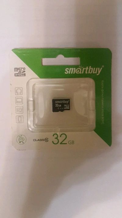 Лот: 12500617. Фото: 1. MicroSD SmartBuy 32Gb 10 Class... Карты памяти
