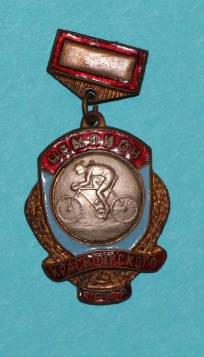 Лот: 9966248. Фото: 1. Редкий знак: Чемпион Красноярского... Сувенирные
