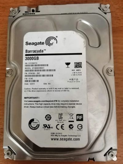 Лот: 15645084. Фото: 1. Жесткий диск Seagate Barracuda... Жёсткие диски (HDD)