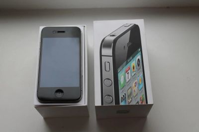 Лот: 4053656. Фото: 1. Apple Iphone 4s 16 gb black в... Смартфоны