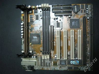 Лот: 350560. Фото: 1. Zida BX98-3D Slot1. Материнские платы