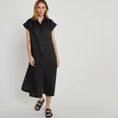 Лот: 24235330. Фото: 1. Длинное LaRedoute. Платья