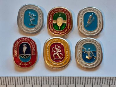 Лот: 18205481. Фото: 1. (№11123) значки спорт,6 шт лотом. Памятные медали