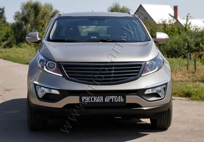 Лот: 8886692. Фото: 1. Решетка радиатора KIA Sportage... Детали тюнинга