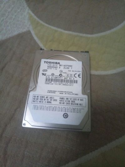 Лот: 18406240. Фото: 1. HDD Toshiba 160ГБ MK1637GSX (неисправен... Жёсткие диски (HDD)