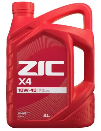 Лот: 25672385. Фото: 1. Масло моторное ZIC X4 10w40 SN... Масла, жидкости