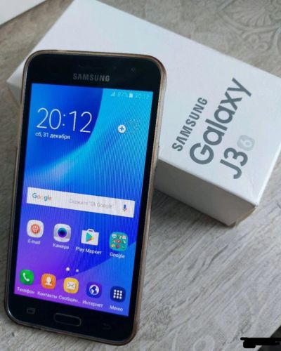 Лот: 18385716. Фото: 1. Смартфон samsung Galaxy J3 (2016... Смартфоны