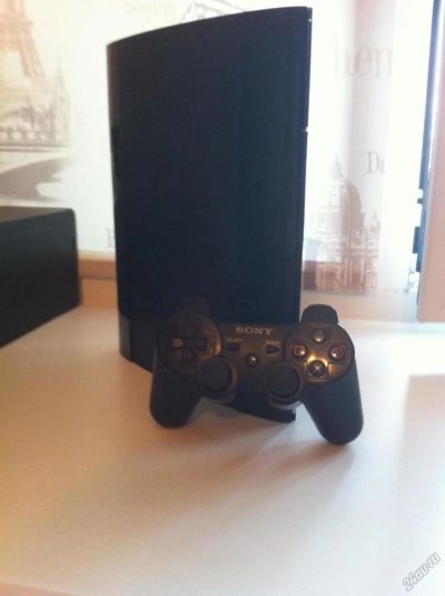 Лот: 8406867. Фото: 1. PS3 Super Slim 500gb + 8 дисков. Игровые приставки, консоли