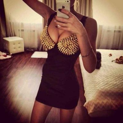 Лот: 3280609. Фото: 1. платье с золотыми шипами! новое... Платья
