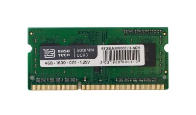 Лот: 25361363. Фото: 1. Модуль памяти SO-DDR3 4Гб 1600МГц... Оперативная память