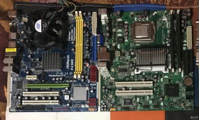 Лот: 18285619. Фото: 1. Два комплекта на socket 775. Комплекты запчастей