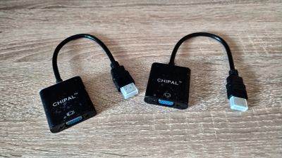 Лот: 20016503. Фото: 1. Переходник с VGA на HDMI. Шлейфы, кабели, переходники