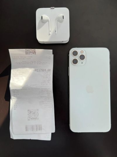 Лот: 18605333. Фото: 1. iPhone 11 Pro Max 512GB Silver. Смартфоны