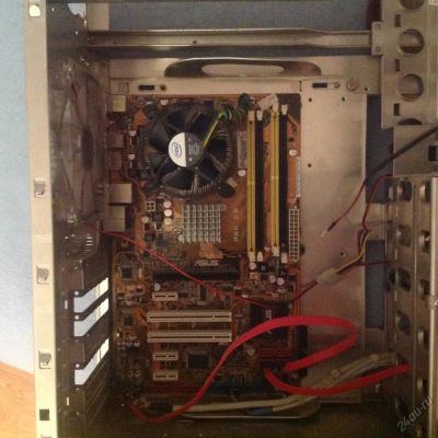 Лот: 7520327. Фото: 1. Корпус+процессор(intel core duo... Компьютеры в сборе