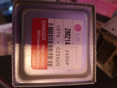 Лот: 15101480. Фото: 1. Магнетроны LG 2M214. Запчасти для остальной бытовой техники