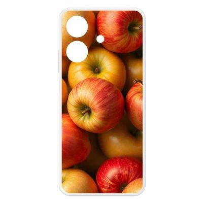 Лот: 25540316. Фото: 1. Чехол Krutoff Clear Case "Яблоки... Чехлы, бамперы