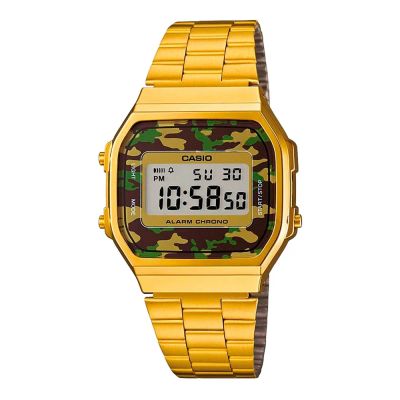 Лот: 23806203. Фото: 1. Мужские часы CASIO Vintage A-168WEGC-3E. Оригинальные наручные часы