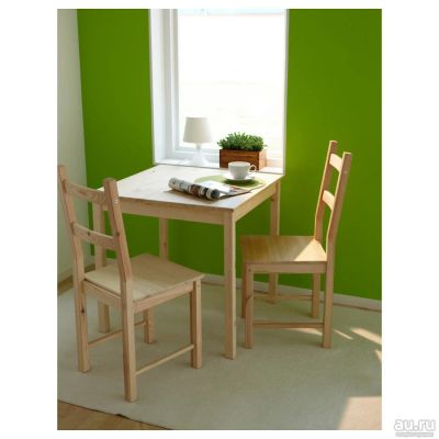Лот: 8628279. Фото: 1. INGO/ИНГУ IKEA стол. 75на75см... Столы, стулья, обеденные группы