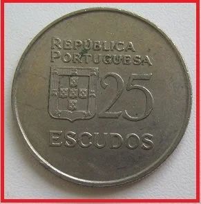 Лот: 14030502. Фото: 1. Португалия 25 эскудо 1985 (№). Европа