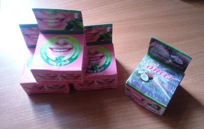 Лот: 4606303. Фото: 1. Зубная паста из Тайланда Herbal... Средства личной гигиены 