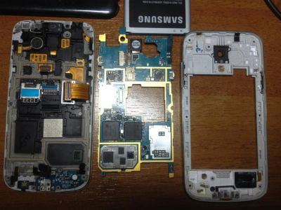 Лот: 4829030. Фото: 1. Galaxy s4 mini\ i9190 разбит дисплейный... Смартфоны