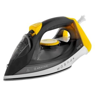 Лот: 24436188. Фото: 1. Утюг Brayer BR4003GY. Утюги, парогенераторы, отпариватели