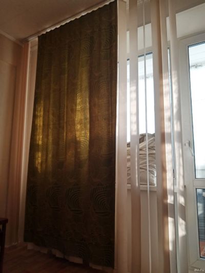 Лот: 13803772. Фото: 1. Шторы зелёные плотные старые из... Шторы, тюль