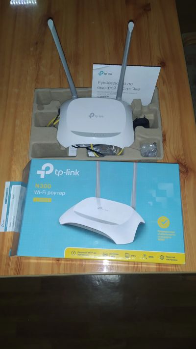 Лот: 18827481. Фото: 1. Wi-Fi Роутер TpLink-WR840N В отличном... Маршрутизаторы (роутеры)