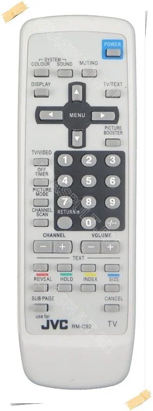 Лот: 10860125. Фото: 1. Пульт JVC RM-C92. Новый! Гарантия... Пульты ДУ