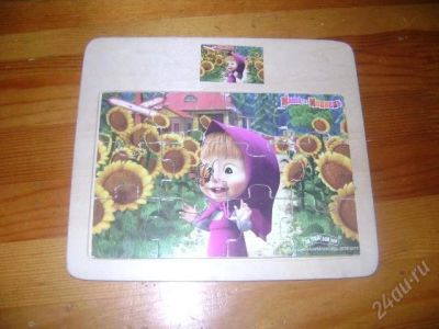 Лот: 2771215. Фото: 1. Пазл маша и медведь. Пазлы