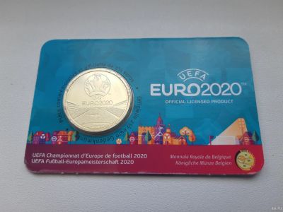 Лот: 18157019. Фото: 1. Бельгия 2,5 евро 2021 " Сборная... Европа