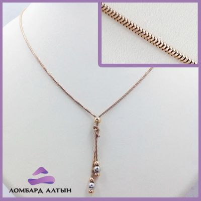 Лот: 7917822. Фото: 1. Золотая цепь 585 пробы. Вес 5... Цепочки