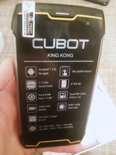 Лот: 13161851. Фото: 1. Cubot kingkong новый!. Смартфоны
