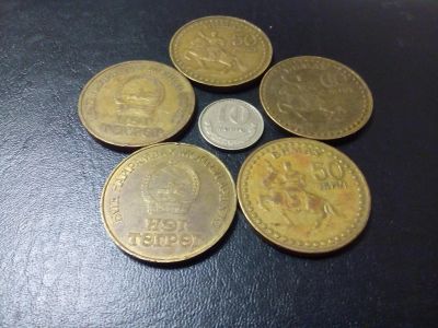 Лот: 8158861. Фото: 1. 6 монет Монголии. Азия