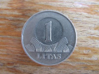 Лот: 17495284. Фото: 1. Монеты СНГ. Литва 1 лит 2001 года... Страны СНГ и Балтии