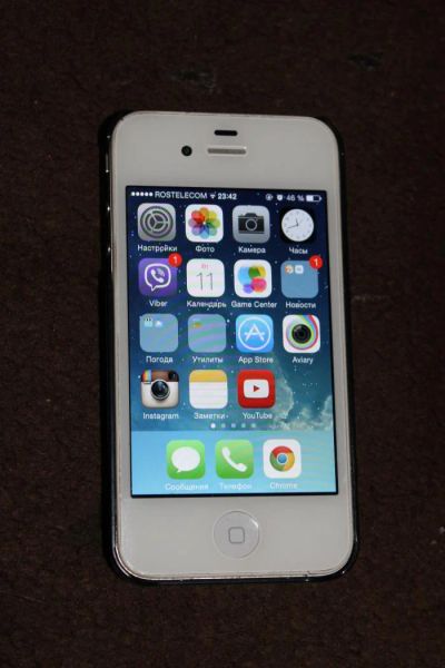 Лот: 4735250. Фото: 1. IPhone 4. Смартфоны