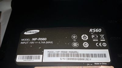 Лот: 11920707. Фото: 1. ноутбук samsung NP- R 560. Ноутбуки