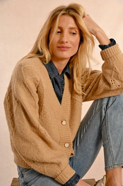 Лот: 24130690. Фото: 1. Кардиган LaRedoute. Свитеры, толстовки, худи